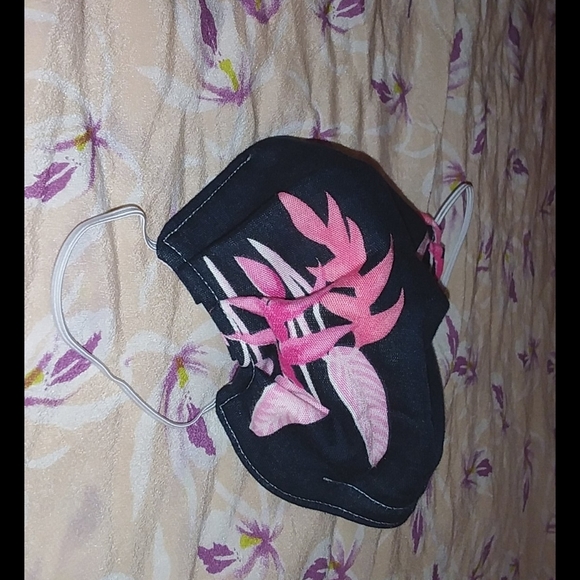 Acacia Heliconia custom cloth face mask swimwear - Picture 6 of 6